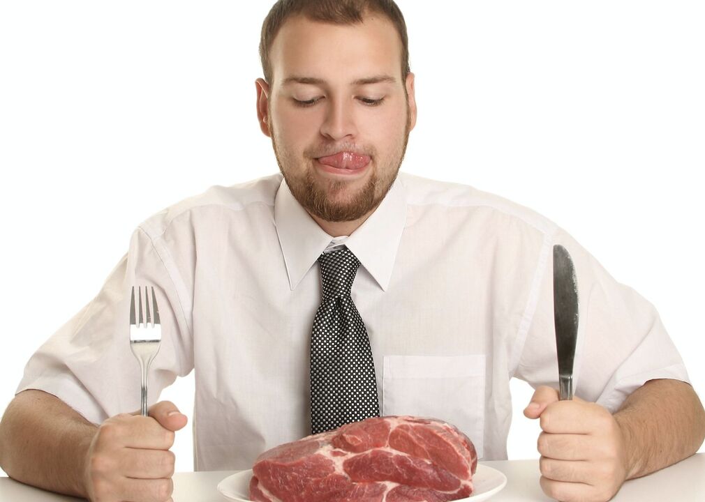 اللحوم لتحسين الفاعلية